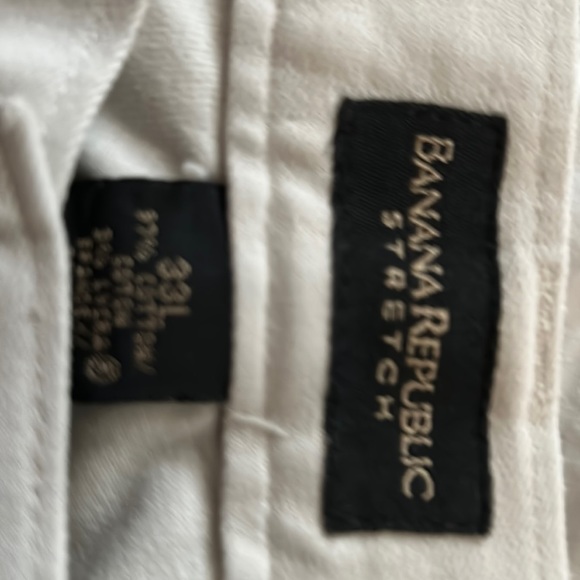 Banana, Republic, men’s khaki stretch pants, 33 long - Picture 1 of 5